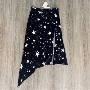 NWT ASOS Star Slit Skirt